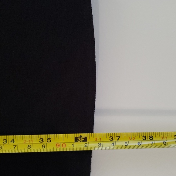 Clover and Sloane Shift Dress Medium Black Minimalist Office Career Classic - Picture 10 of 14